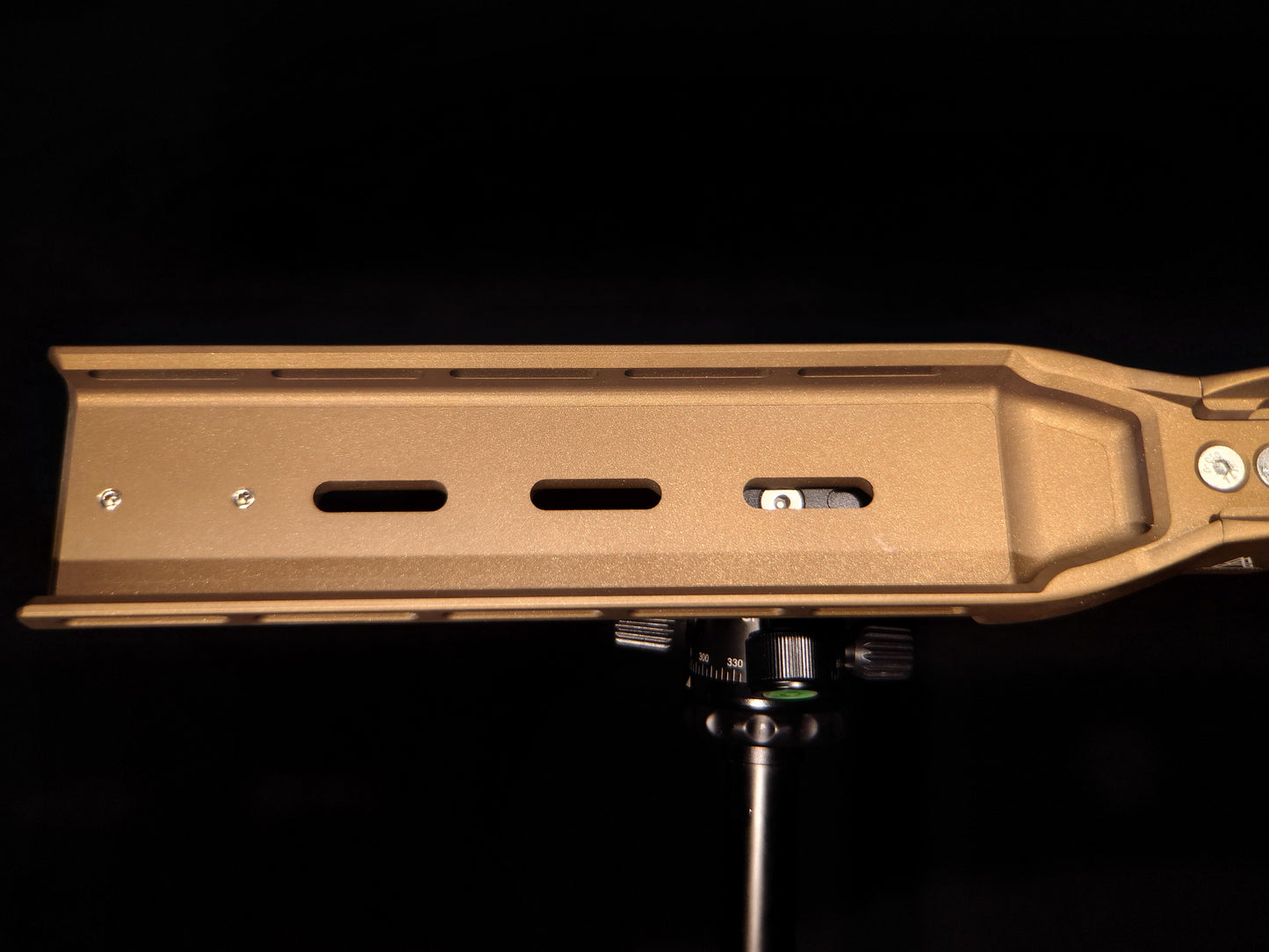 Eurus Burnt Bronze FX King Dynamic Panthera  PCP Chassis Bottle Shelf