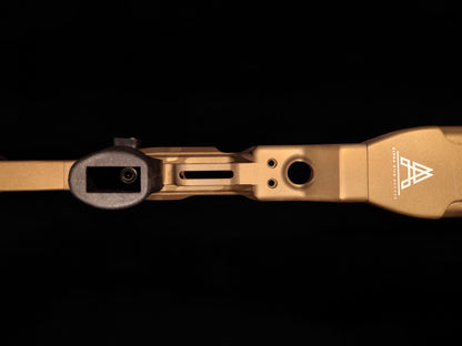 Eurus Burnt Bronze FX King Dynamic Panthera  PCP Chassis Under Side