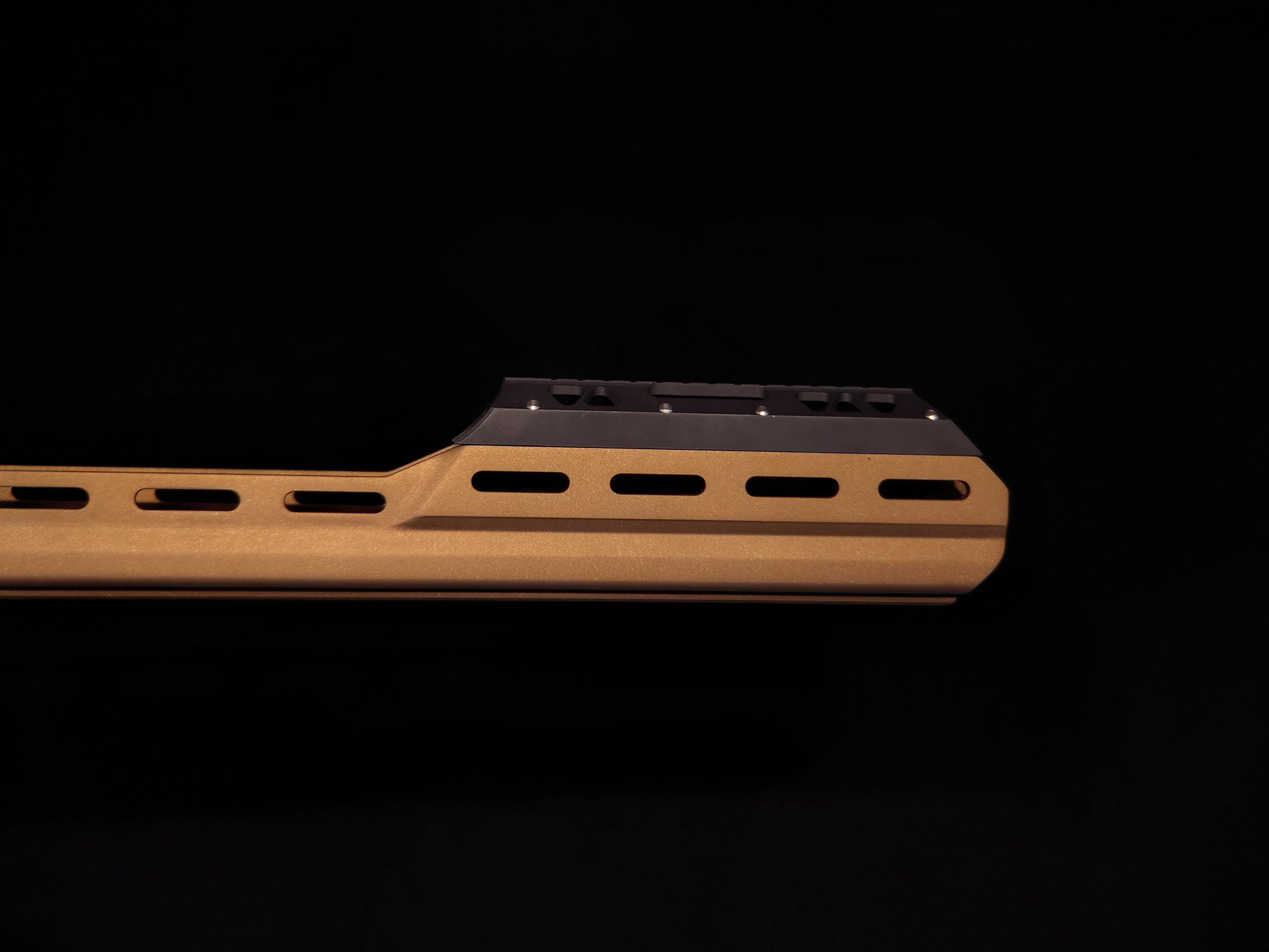 Burnt Bronze Skiron Chassis Panthera Top Rail Close Up